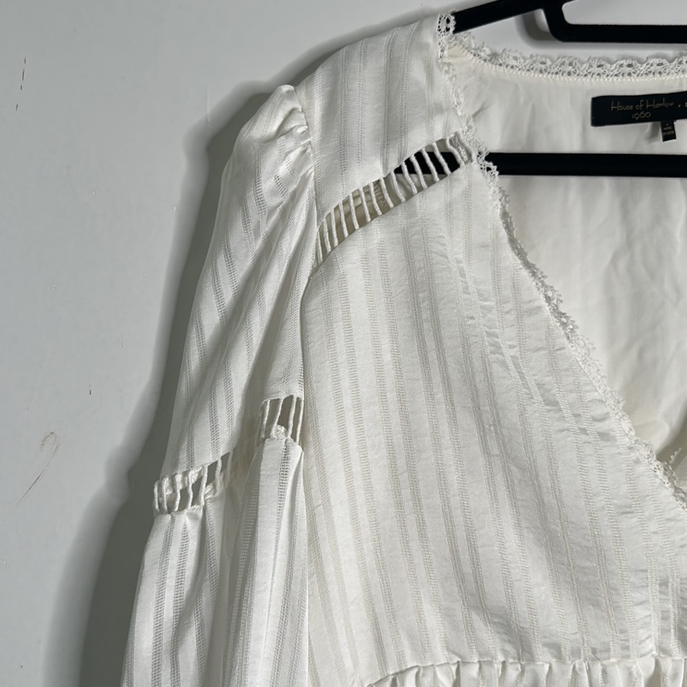 House of Harlow x Revolve v neck while mini dress size small - Picture 11 of 16